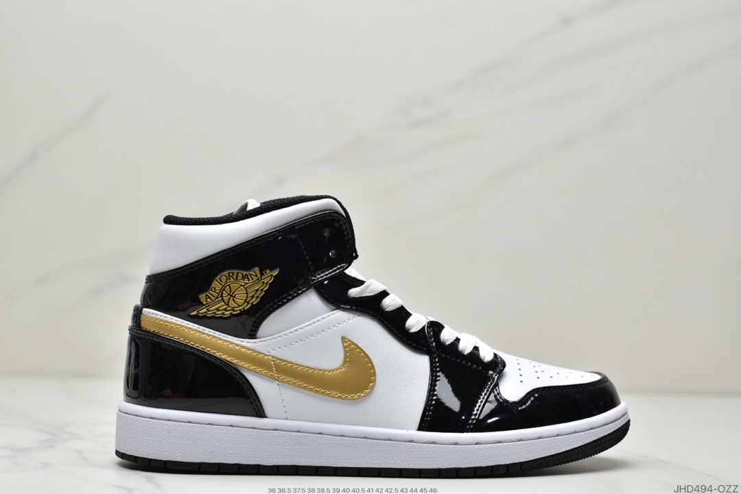 190 Air Jordan 1 Mid 乔一中邦 当前市场最优版本 554724-174