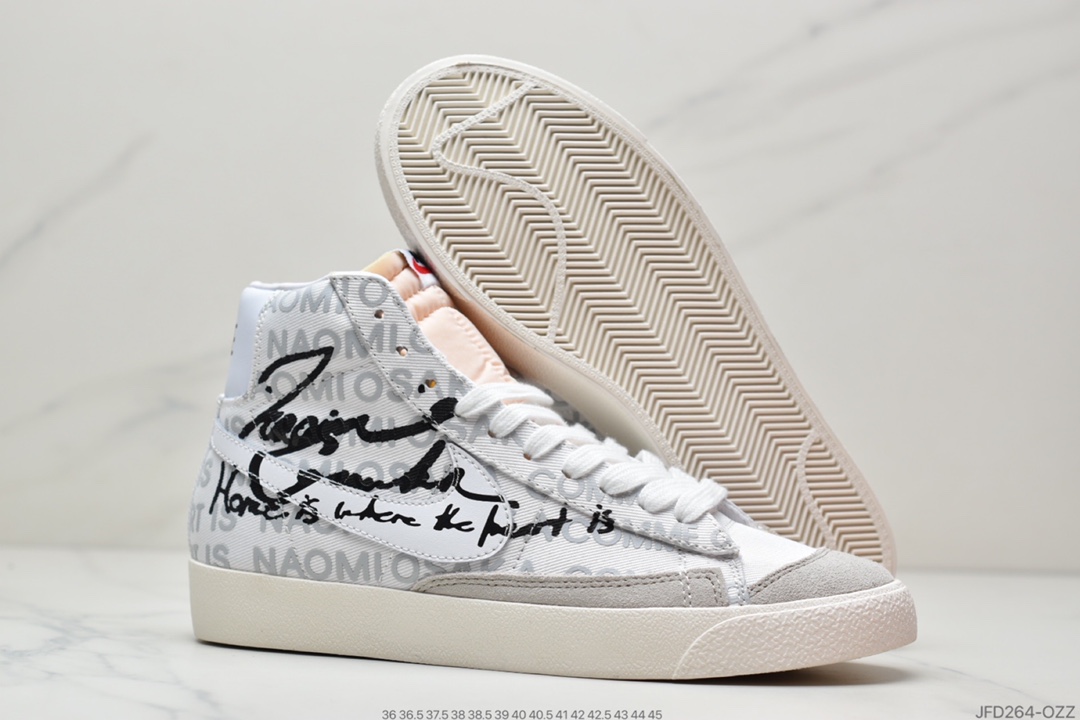 170 Naomi Osaka x 川久保玲COMME des GARCONS x Nike Blazer Mid 1977”CDG” 三方联名DA5383-100