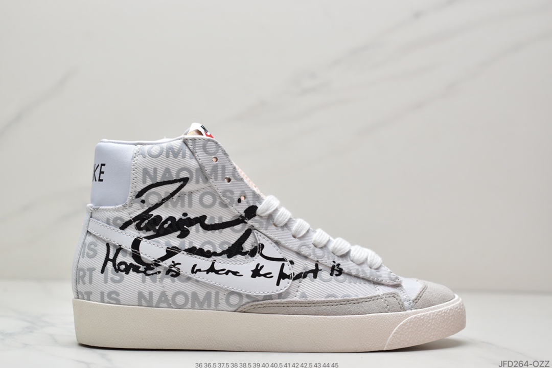 170 Naomi Osaka x 川久保玲COMME des GARCONS x Nike Blazer Mid 1977”CDG” 三方联名DA5383-100