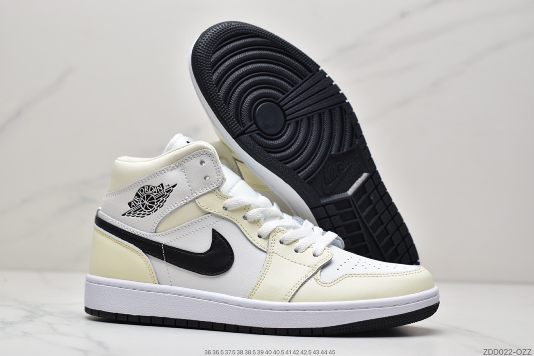 230 Air Jordan 1 白色/杏色 奶椰奶油 BQ6472-121