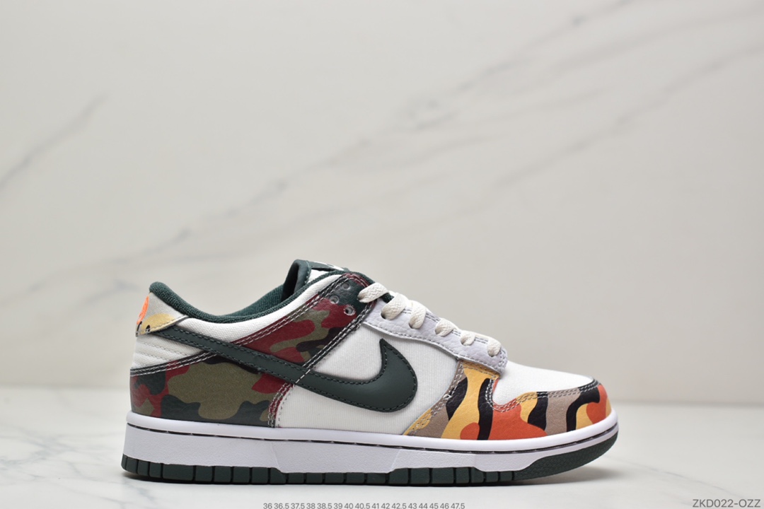 270 耐克 Multi Camo 迷彩鸳鸯 Nike Dunk Low 低帮板鞋DH0957-100