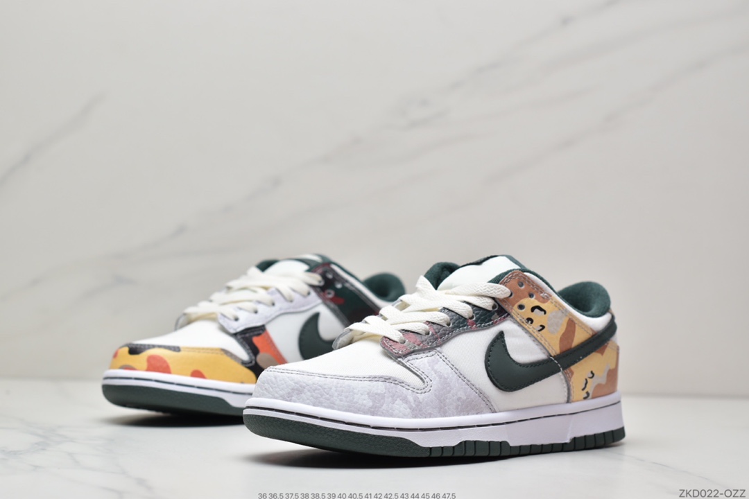 270 耐克 Multi Camo 迷彩鸳鸯 Nike Dunk Low 低帮板鞋DH0957-100