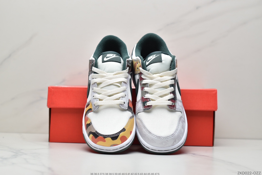 270 耐克 Multi Camo 迷彩鸳鸯 Nike Dunk Low 低帮板鞋DH0957-100