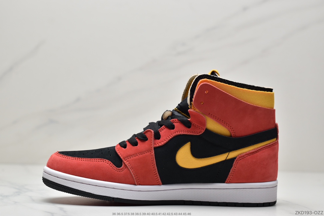 270 Air Jordan 1 Zoom Comfort“Chile Red”解构红黄CT0978-006