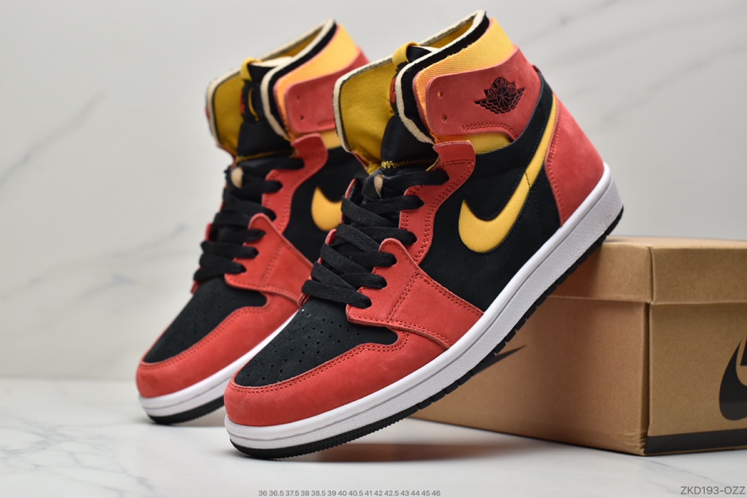 270 Air Jordan 1 Zoom Comfort“Chile Red”解构红黄CT0978-006