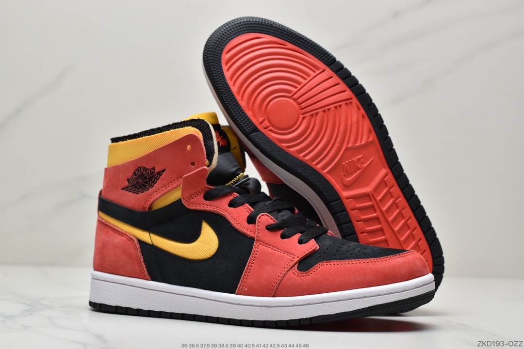 270 Air Jordan 1 Zoom Comfort“Chile Red”解构红黄CT0978-006
