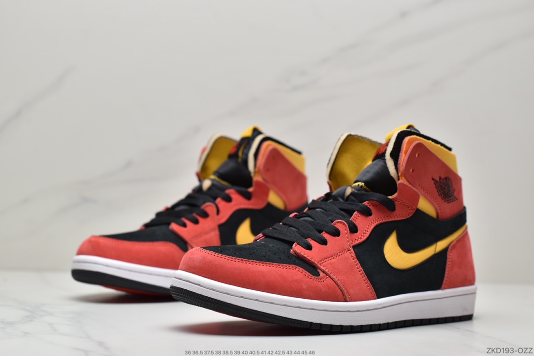 270 Air Jordan 1 Zoom Comfort“Chile Red”解构红黄CT0978-006