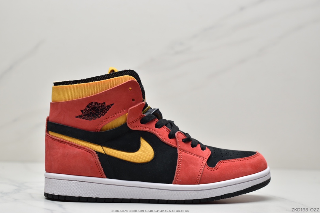 270 Air Jordan 1 Zoom Comfort“Chile Red”解构红黄CT0978-006