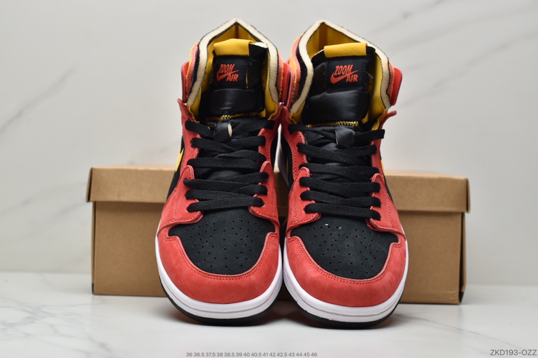 270 Air Jordan 1 Zoom Comfort“Chile Red”解构红黄CT0978-006