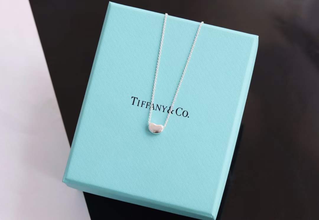 Tiffany & Co. Tiffany&Co.纯银豆豆 锁骨项链小号
