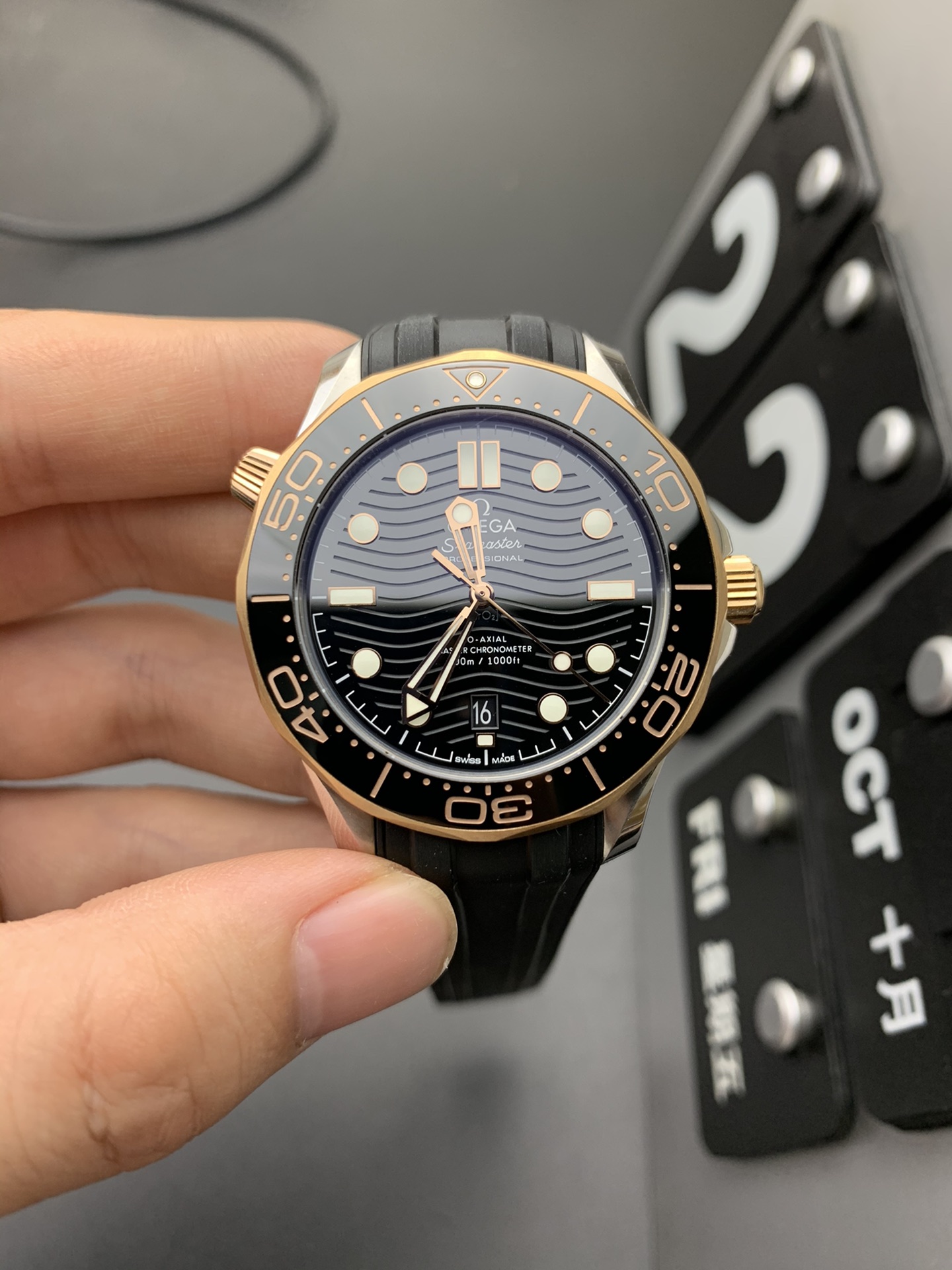 Omega OR 玫瑰金海马