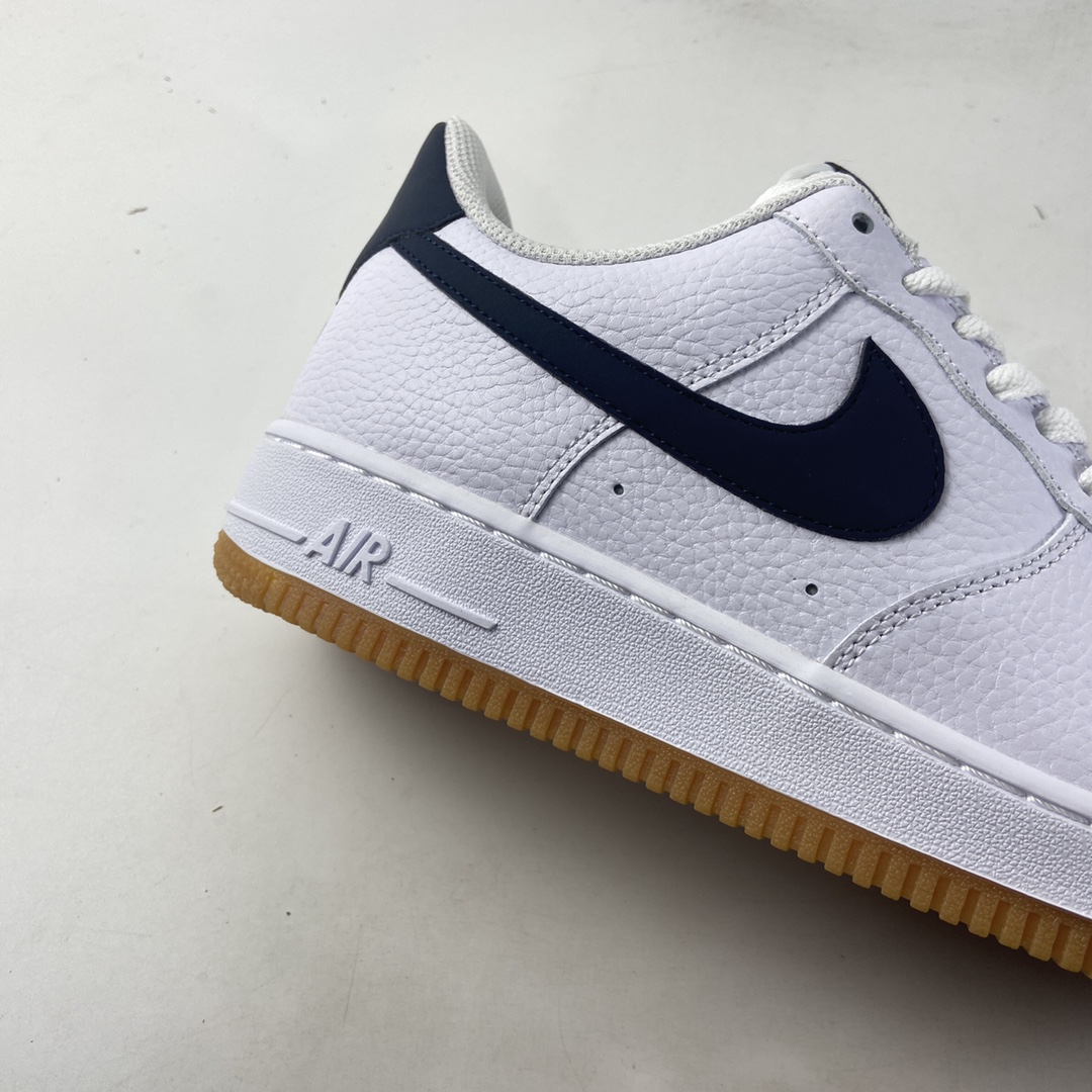 P180  NIKE Air Force 1’07 Low 白黑生胶 空军一号经典低帮休闲板鞋 CI0057-100