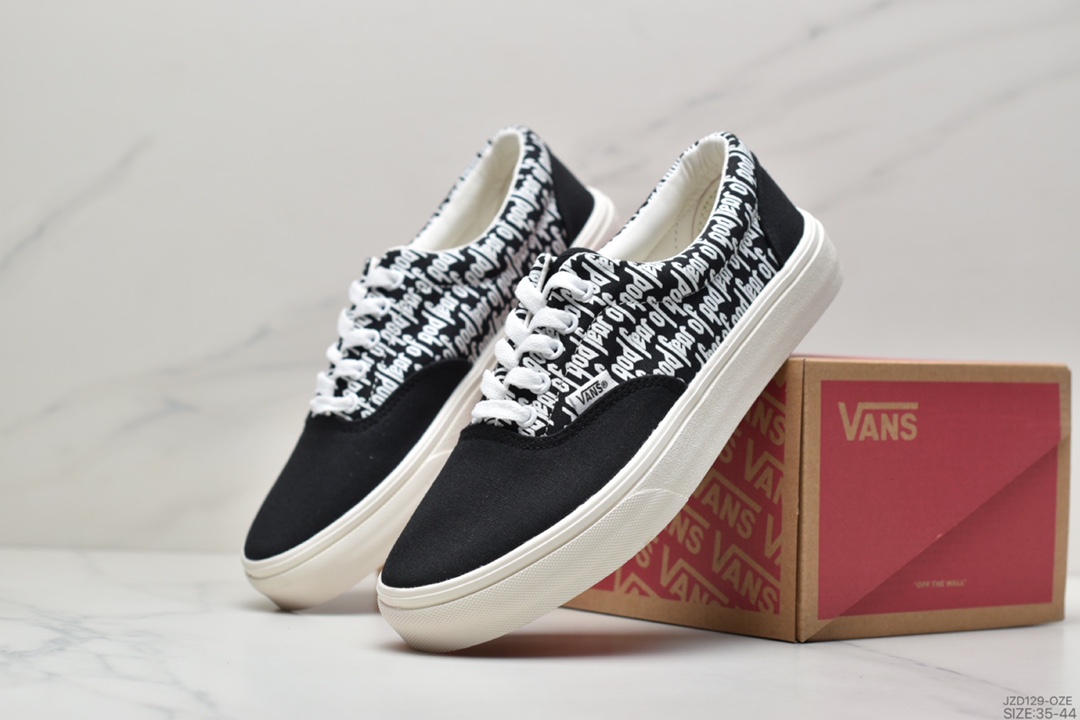 140 万斯Vans Suede Era灰黑棋盘格范斯官方滑板鞋VFHK100209002