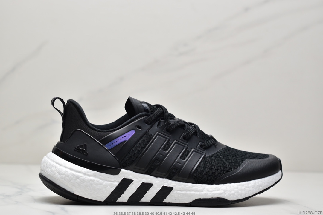 190 adidas阿迪达斯EQUIPMENT+ 运动鞋BOOST缓震透气休闲运动鞋跑步鞋H02755