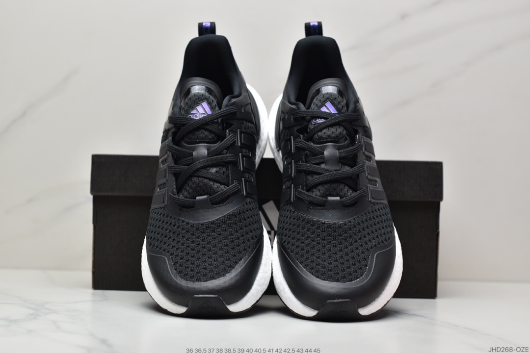 190 adidas阿迪达斯EQUIPMENT+ 运动鞋BOOST缓震透气休闲运动鞋跑步鞋H02755