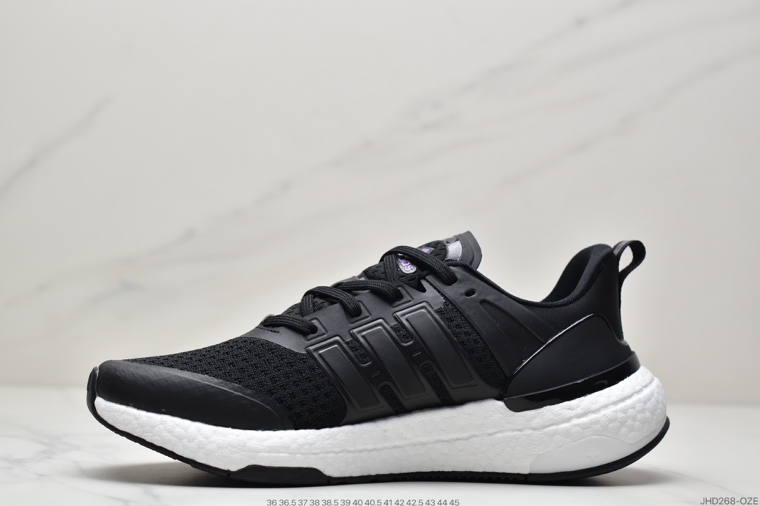 190 adidas阿迪达斯EQUIPMENT+ 运动鞋BOOST缓震透气休闲运动鞋跑步鞋H02755