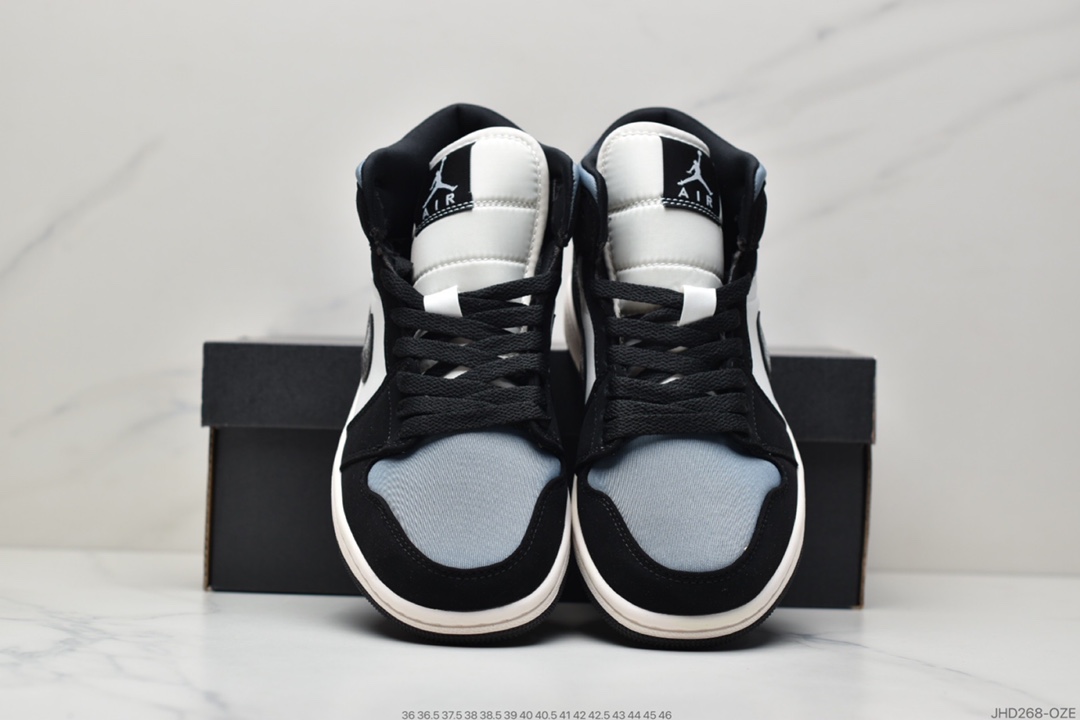 190 Air Jordan 1 Mid ”Obsidian”黑曜石 554724-174