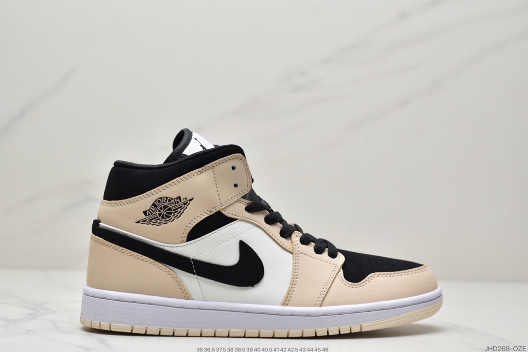 190 Air Jordan 1 Mid ”Obsidian”黑曜石 乔一中邦 554724-174