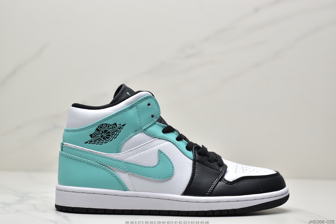 190 Air Jordan 1 Mid ”Obsidian”黑曜石 乔一中邦 554724-174
