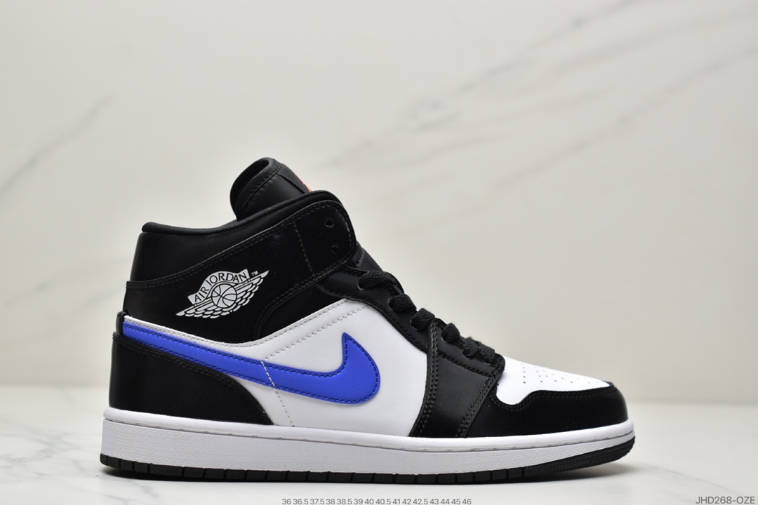 190 Air Jordan 1 Mid ”Obsidian”黑曜石 乔一中邦 554724-174