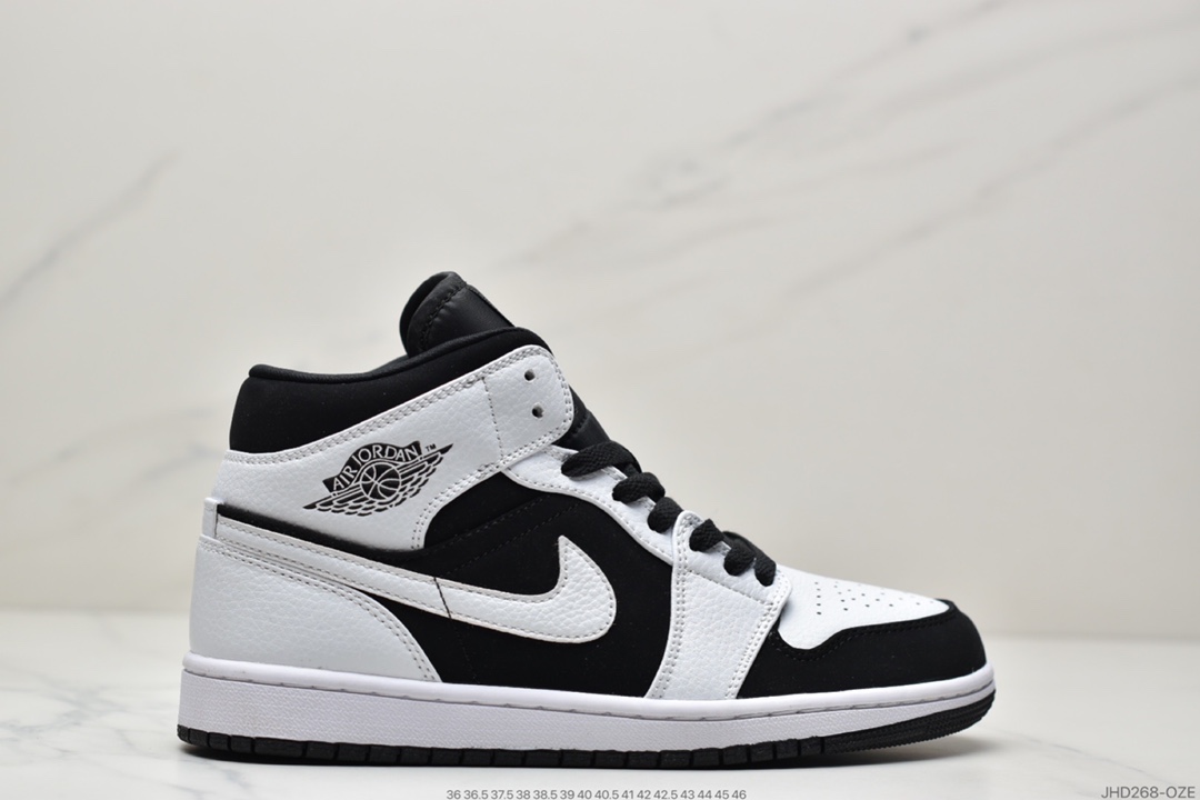 190 Air Jordan 1 Mid ”Obsidian”黑曜石 乔一中邦 554724-174