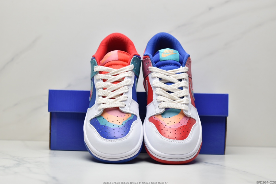 390 Cactusplantfleamarket x NIKE Dunk Low Rainbow  笑脸联名款 LF4587-001