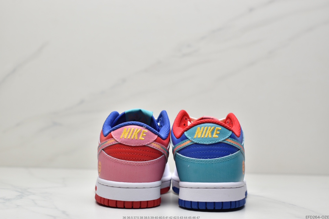 390 Cactusplantfleamarket x NIKE Dunk Low Rainbow  笑脸联名款 LF4587-001