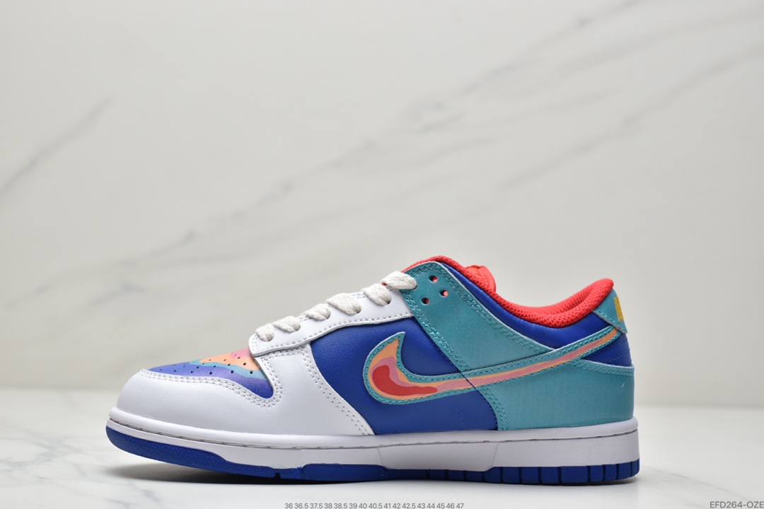 390 Cactusplantfleamarket x NIKE Dunk Low Rainbow  笑脸联名款 LF4587-001