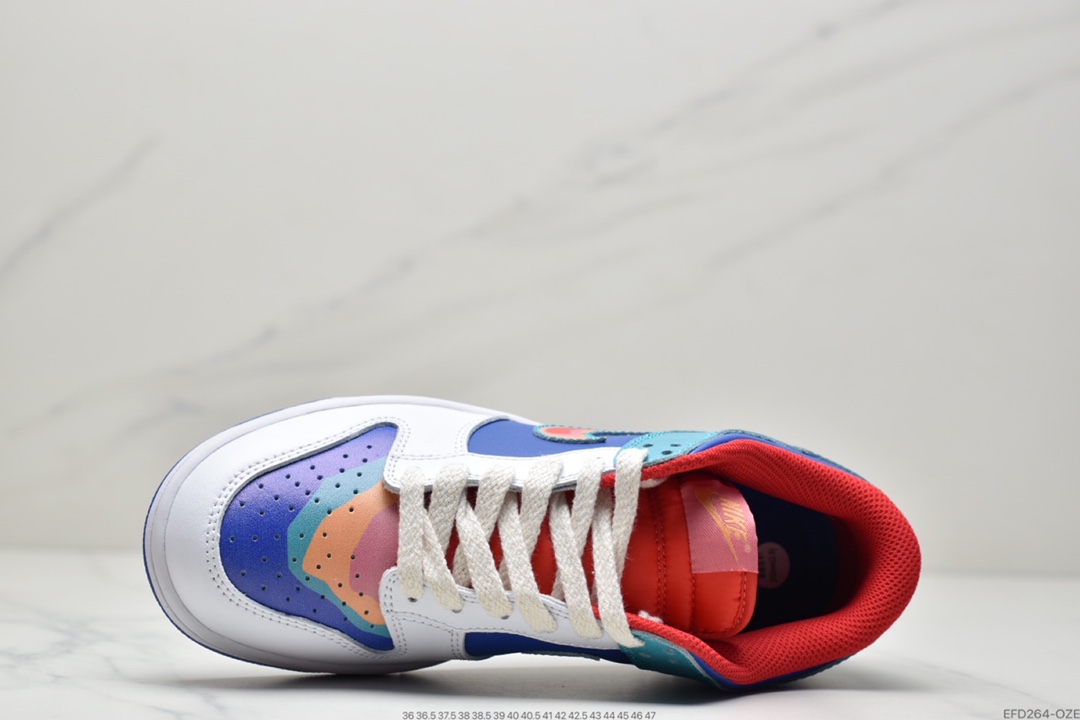 390 Cactusplantfleamarket x NIKE Dunk Low Rainbow  笑脸联名款 LF4587-001