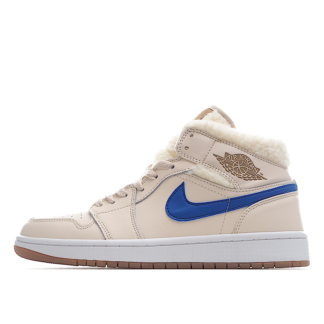 H0 Air Jordan 1 Mid AJ1 中帮篮球鞋 全新批次 原装原模大底全鞋原厂定制皮料，手感细腻正确折边工艺 完美细节诠释