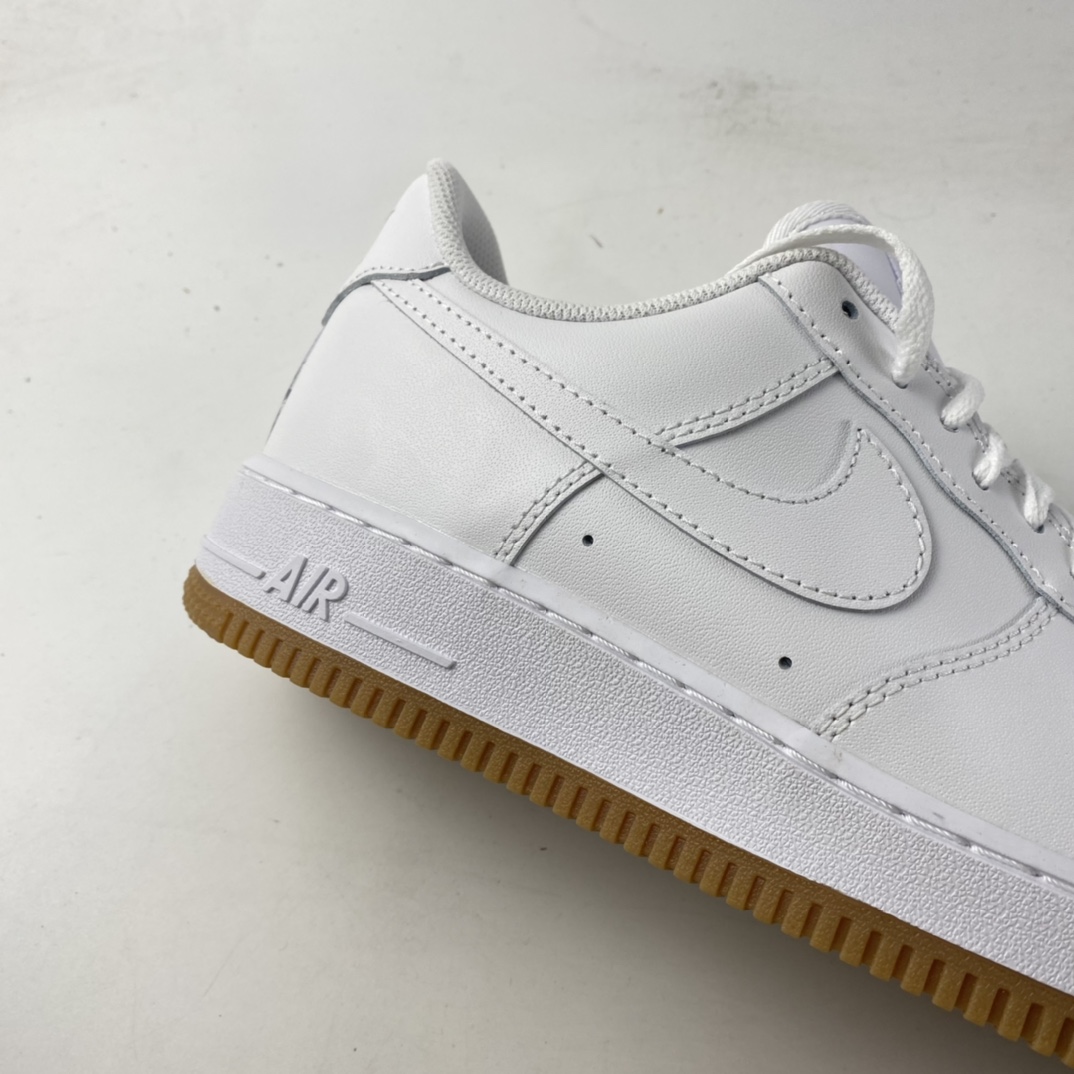 P200  NIKE Air Force 1’07 Low 生胶全白 空军一号低帮休闲板鞋 DJ2739-100