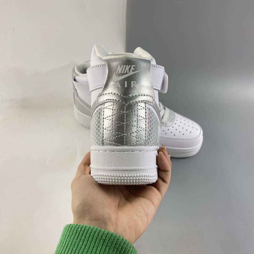 P220  NIKE Air Force 1 High ’07 Lv8 3M 空军一号NBA联名3M反光高帮休闲板鞋 CU4159-100