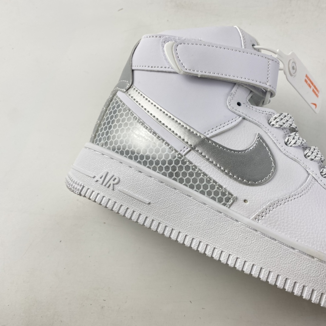 P220  NIKE Air Force 1 High ’07 Lv8 3M 空军一号NBA联名3M反光高帮休闲板鞋 CU4159-100