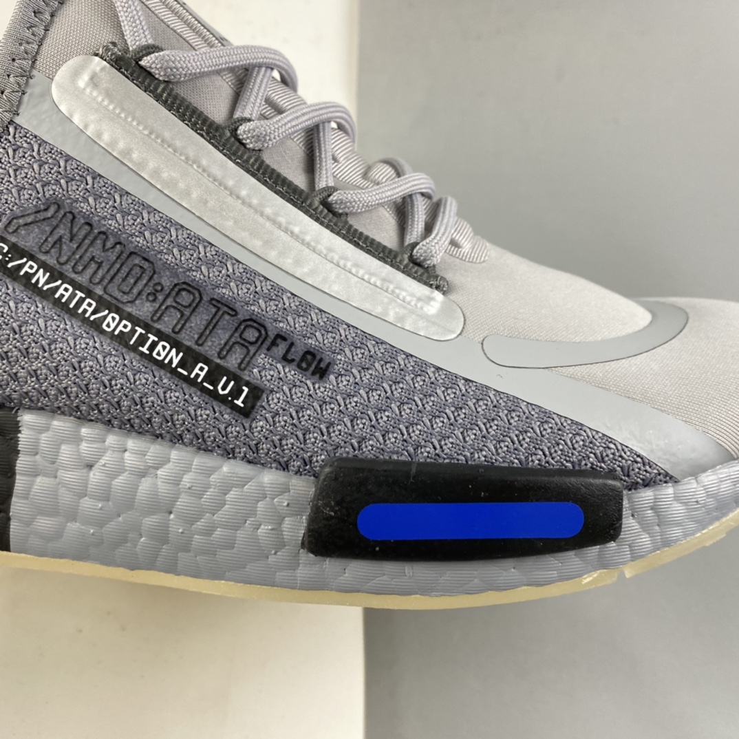 P190  Adidas  NMD_R1 SPECTOO 阿迪三叶草低帮休闲爆米花跑步鞋 FZ3200