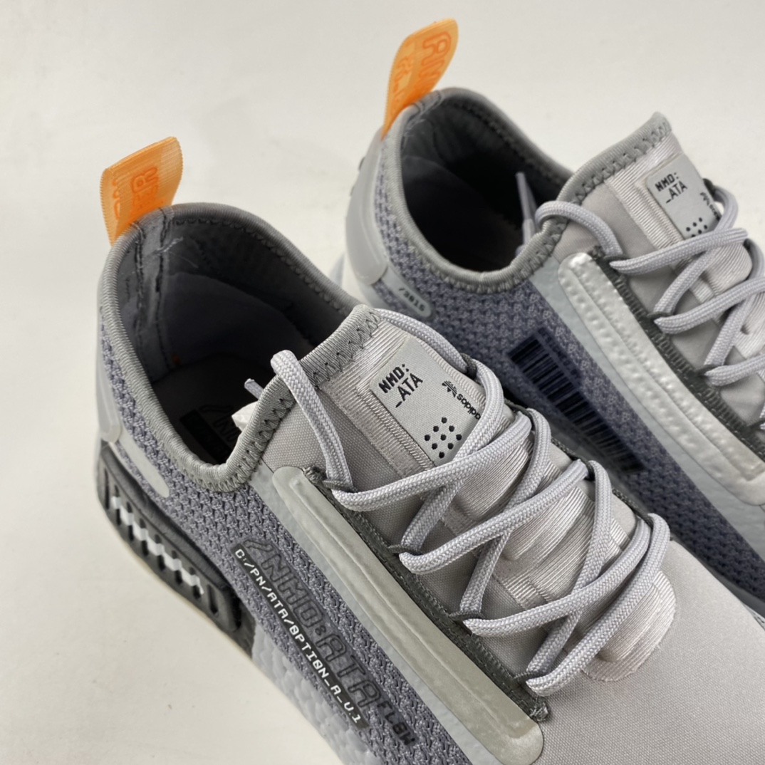 P190  Adidas  NMD_R1 SPECTOO 阿迪三叶草低帮休闲爆米花跑步鞋 FZ3200