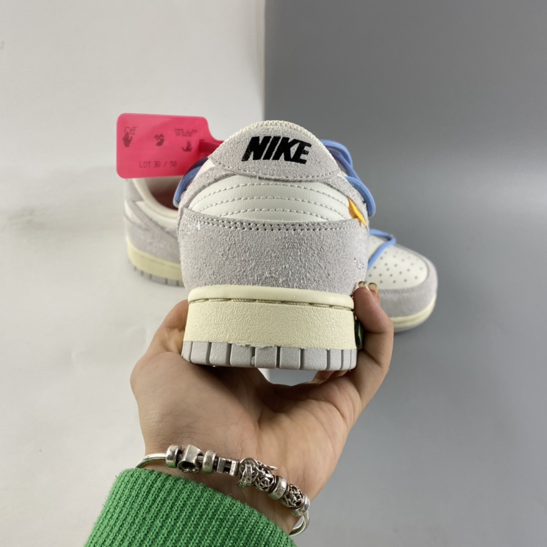 240  VIRGIL ABLOH设计师独立品牌Off-White x Nike SB Dunk Low”The 50”扣篮板鞋 DJ0950-113