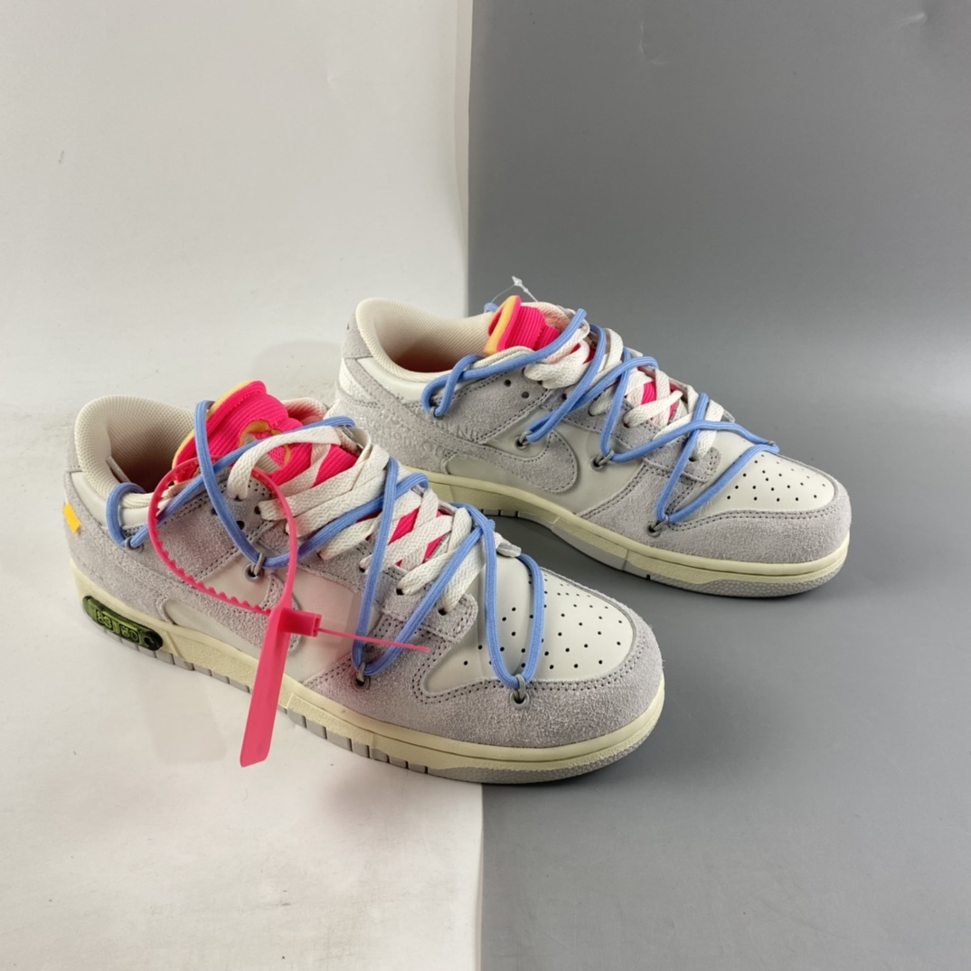 240  VIRGIL ABLOH设计师独立品牌Off-White x Nike SB Dunk Low”The 50”扣篮板鞋 DJ0950-113