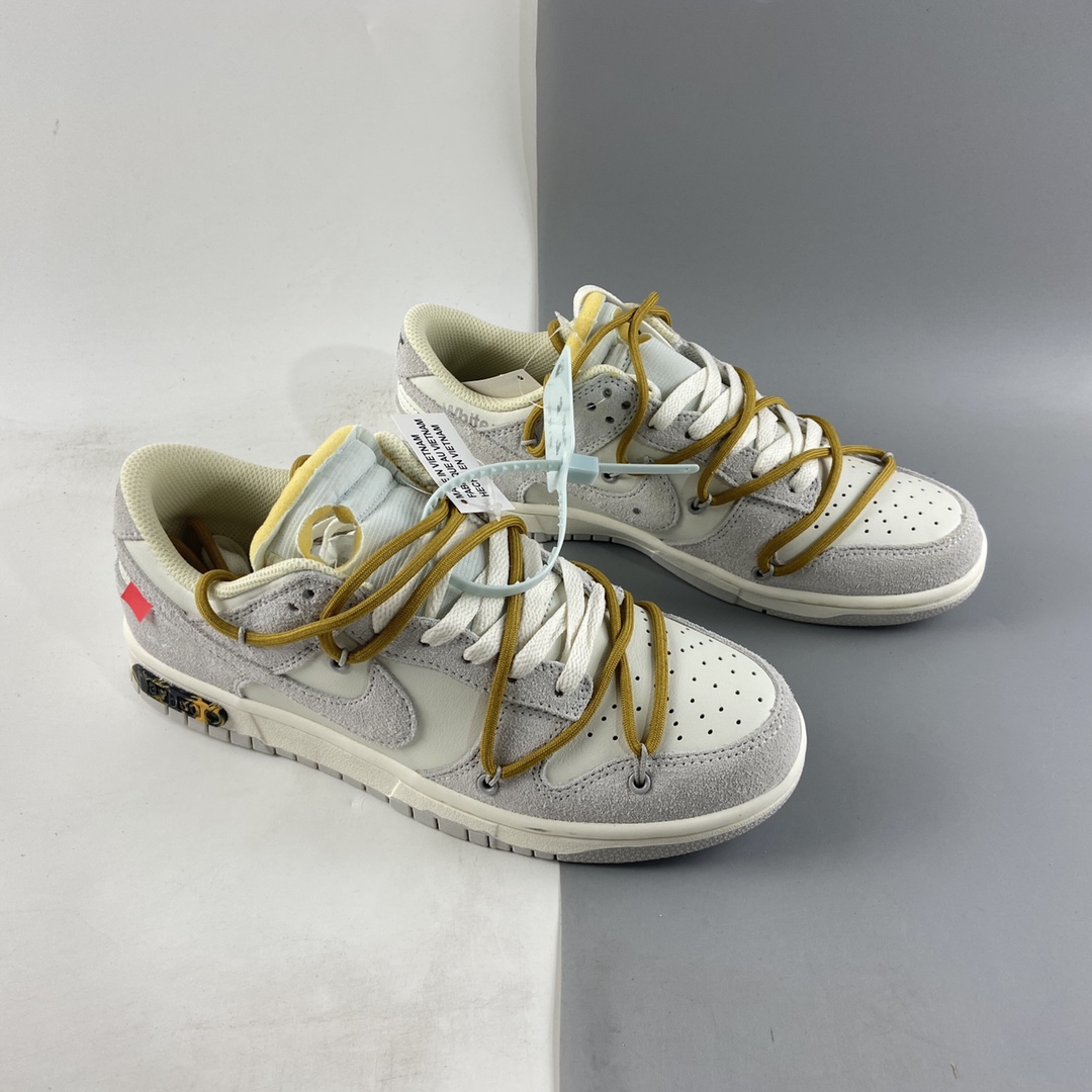 P360  Off-White x Nike SB Dunk Low”The 50”扣篮系列低帮经典百搭休闲运动板鞋 DJ0950-105