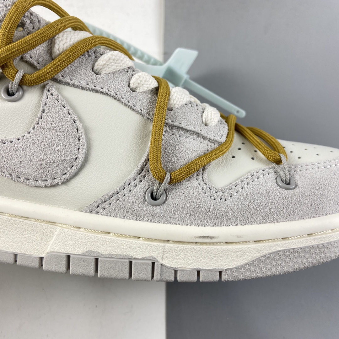 P360  Off-White x Nike SB Dunk Low”The 50”扣篮系列低帮经典百搭休闲运动板鞋 DJ0950-105