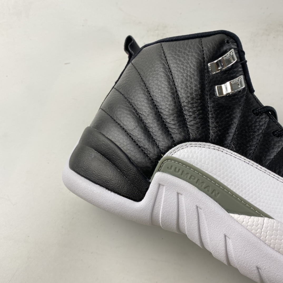 P400  Air Jordan 12 AJ12 乔丹12代高帮篮球鞋/黑白 季后赛 130690-001