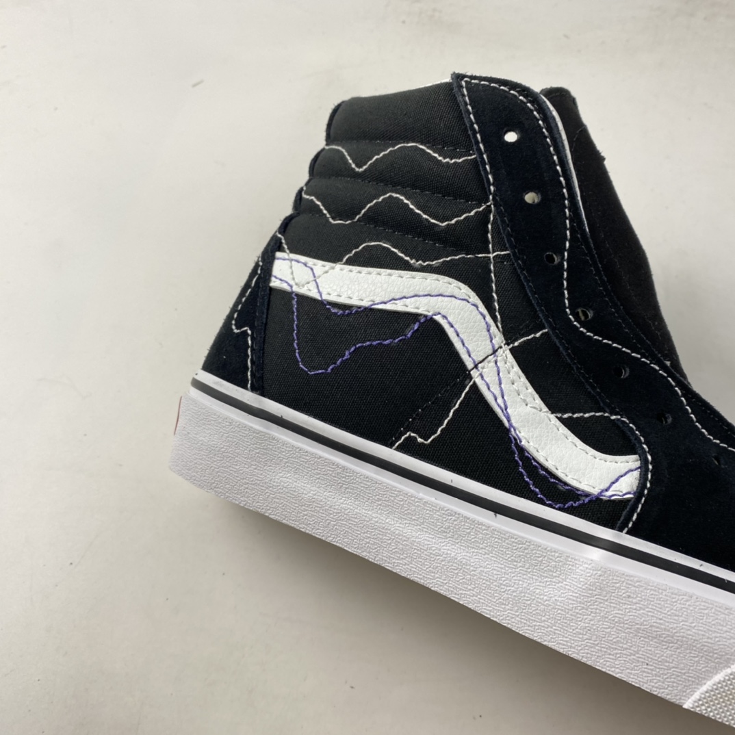 P160  Vans SK8-Hi 范斯官方黑色经典街头高帮板鞋 联名款 VN0A4RWY2WT