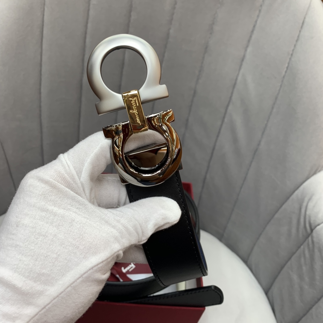 [Ferragamo Belts]Support NFC chip certification Ferragamo Original factory pre