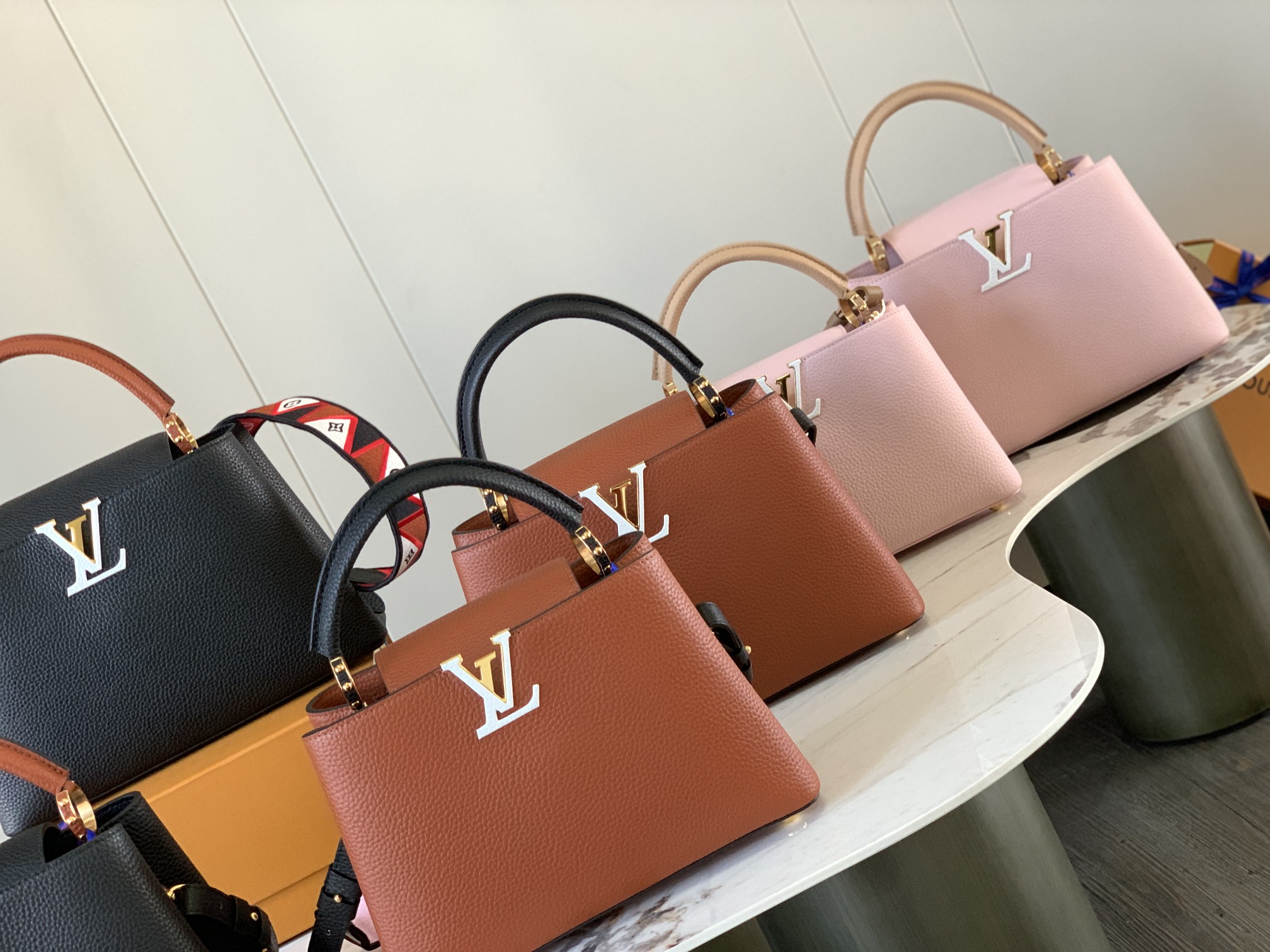 路易威登 Louis Vuitton 高定典藏经典高奢皮具手袋托特包斜挎包女包 #1E7E54DC 2