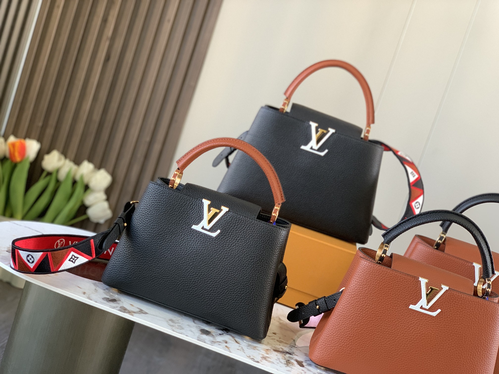 路易威登 Louis Vuitton 高定典藏经典高奢皮具手袋托特包斜挎包女包 #1E7E54DC 3