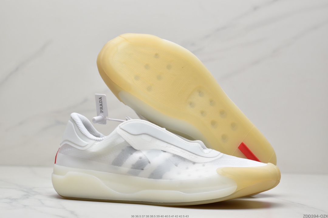 230 【泫雅同款】Prada x adidas Luna Rossa 21 黑 蝉翼轻薄休闲百搭运动鞋FY1078  FZ5447