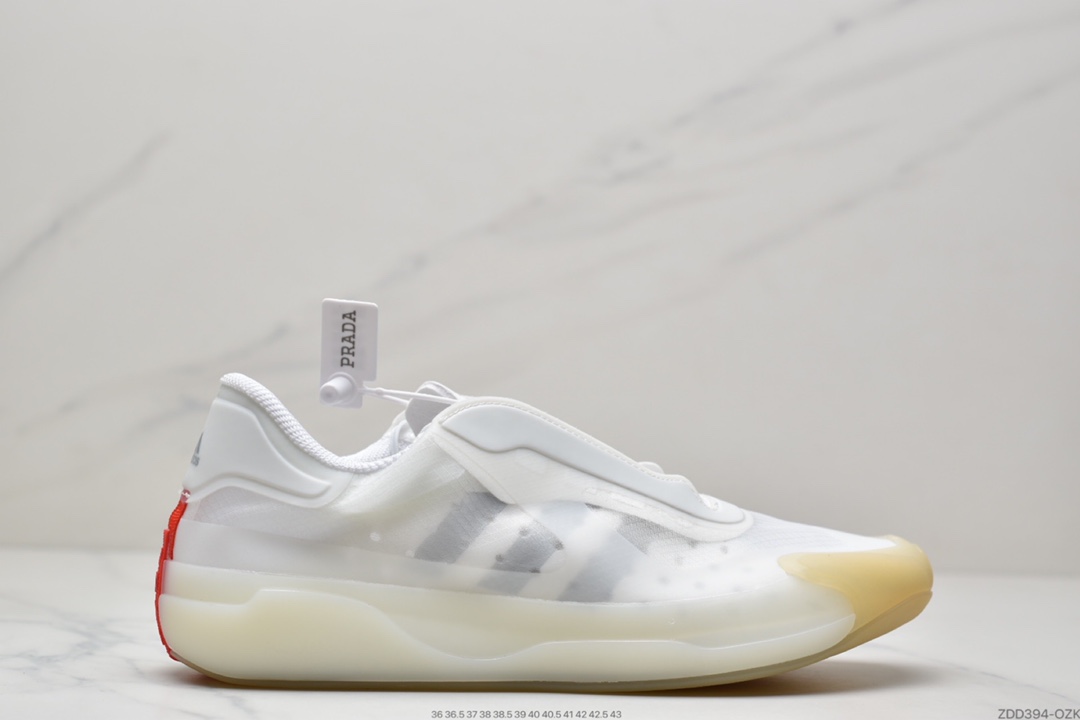 230 【泫雅同款】Prada x adidas Luna Rossa 21 黑 蝉翼轻薄休闲百搭运动鞋FY1078  FZ5447
