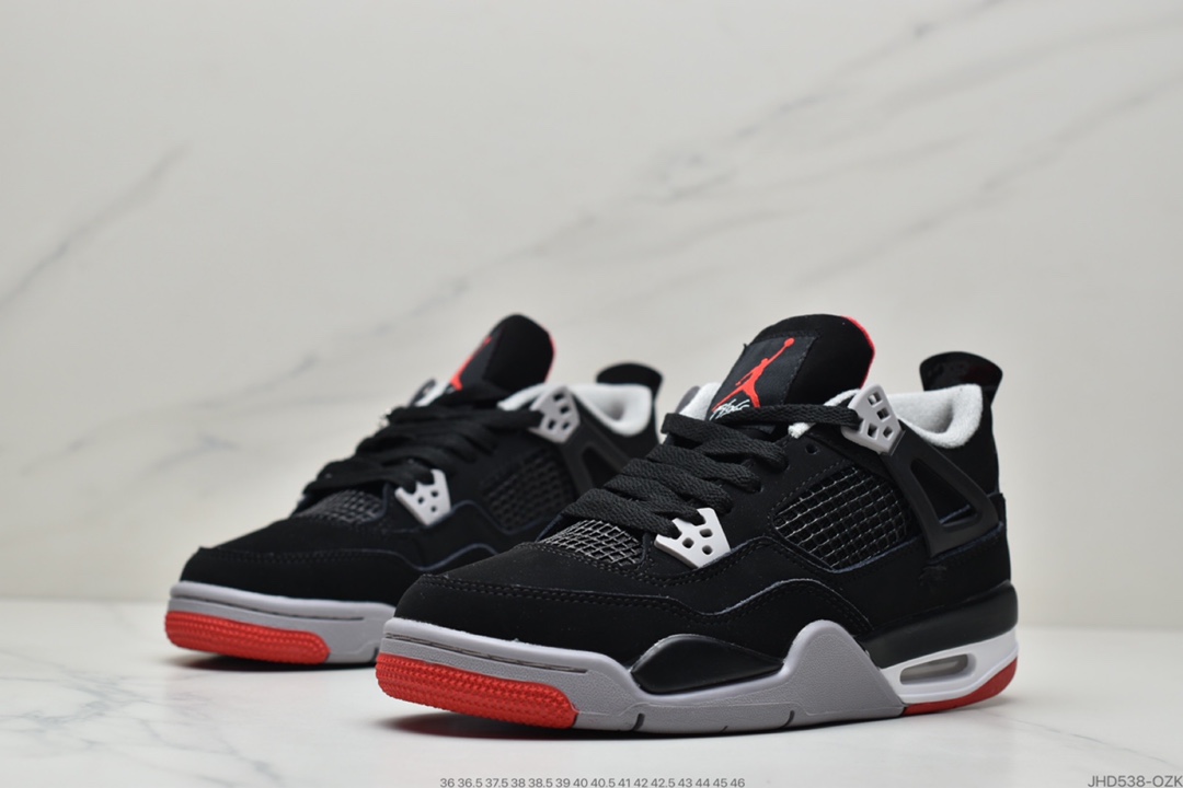 190 耐克Air Jordan 4 Retro ”black Cat”AJ4代中帮复古休闲运动文化篮球鞋CU1110-010