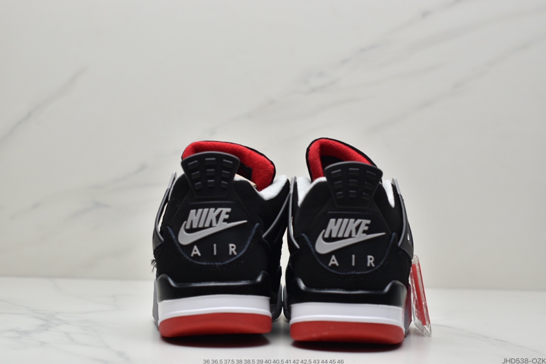 190 耐克Air Jordan 4 Retro ”black Cat”AJ4代中帮复古休闲运动文化篮球鞋CU1110-010