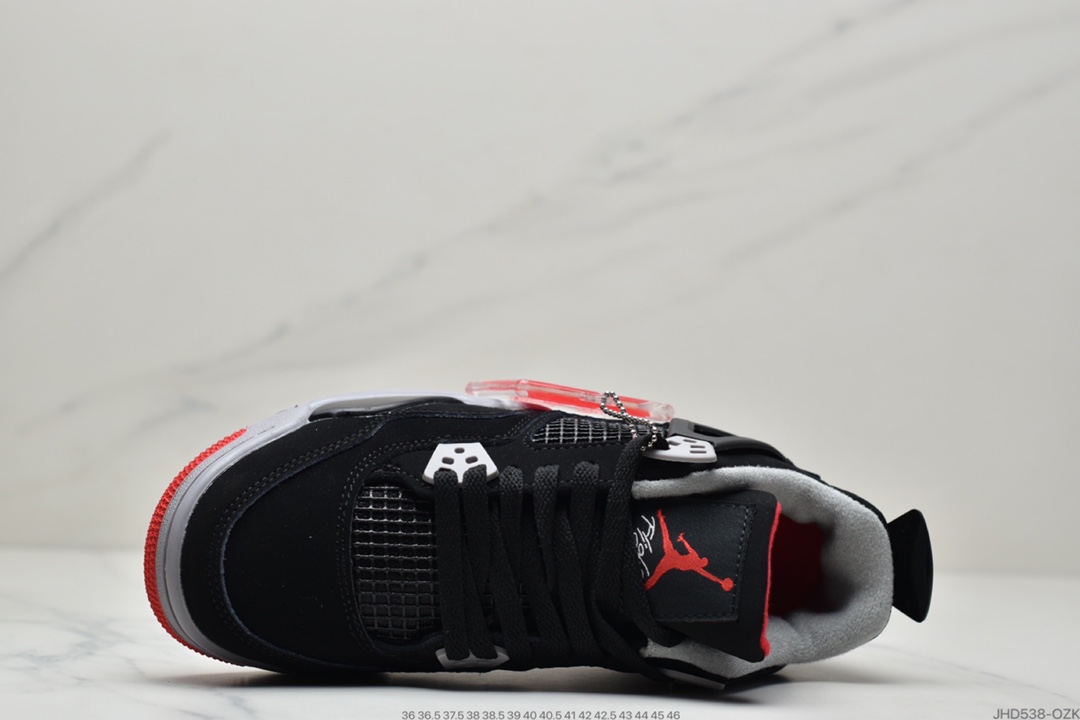 190 耐克Air Jordan 4 Retro ”black Cat”AJ4代中帮复古休闲运动文化篮球鞋CU1110-010