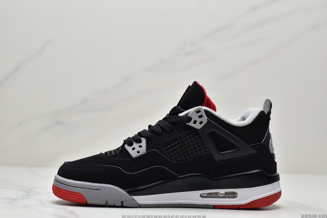 190 耐克Air Jordan 4 Retro ”black Cat”AJ4代中帮复古休闲运动文化篮球鞋CU1110-010